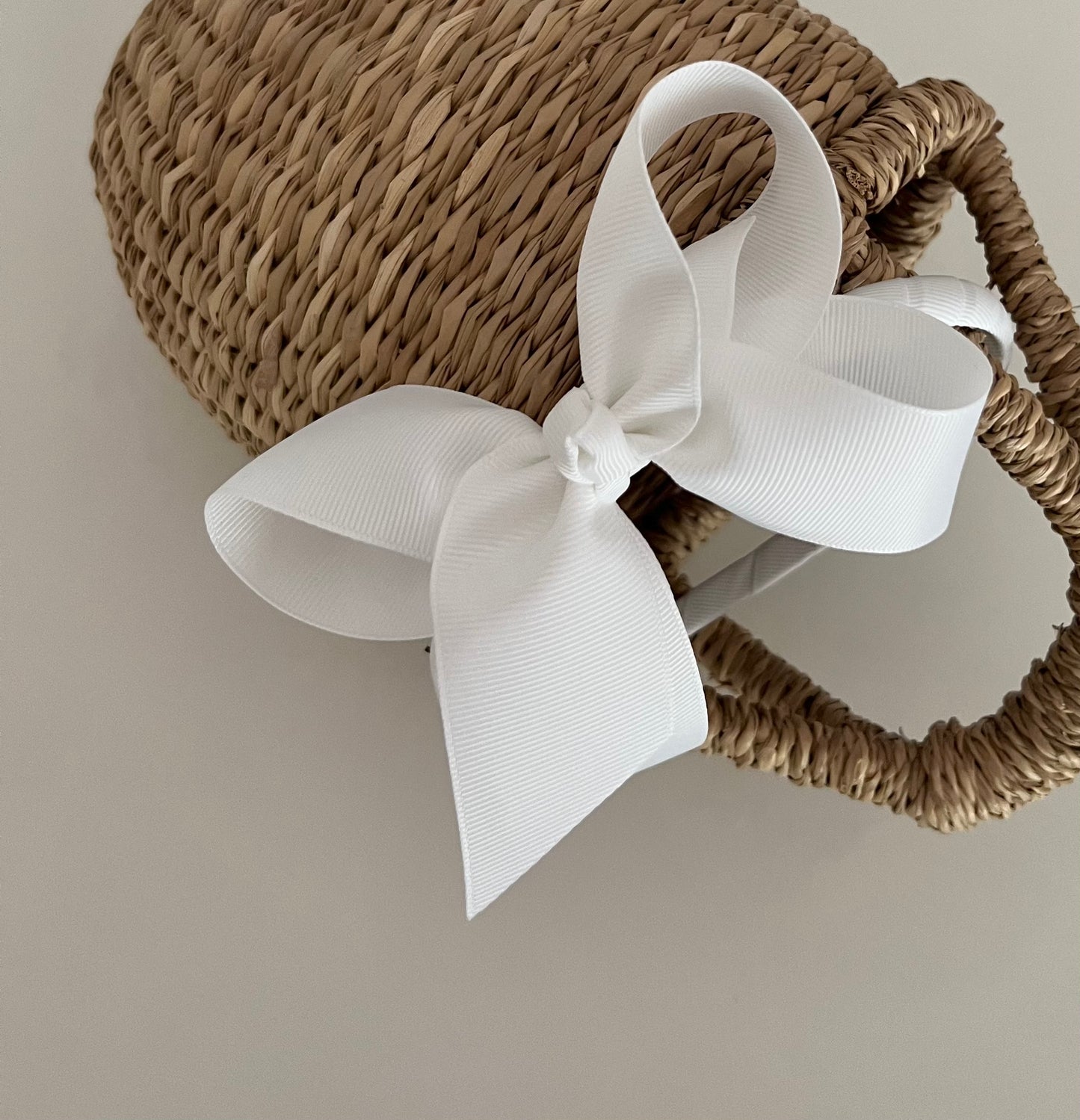 Large Grosgrain Bow Headband – Handmade Hair Bow for Little Girl