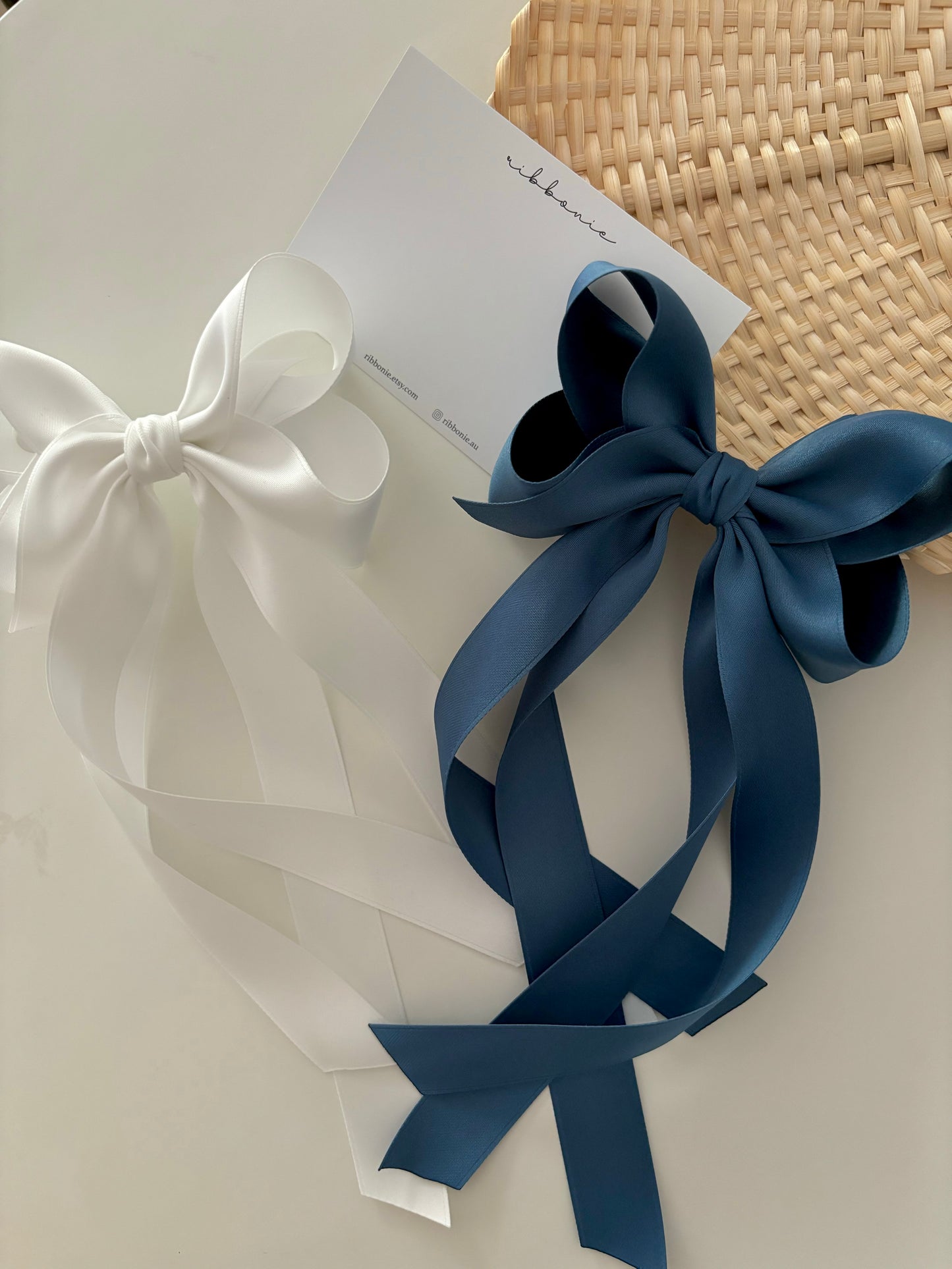 Classy Satin Twist  Tail Bow